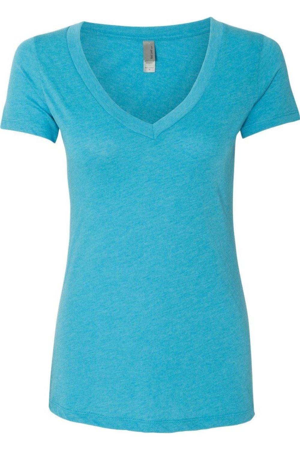 Футболка женская Next Level Triblend с глубоким V-образным вырезом, цвет vintage turquoise
Футболка женская Next Level Triblend с глубоким V-образным вырезом, цвет vintage turquoise