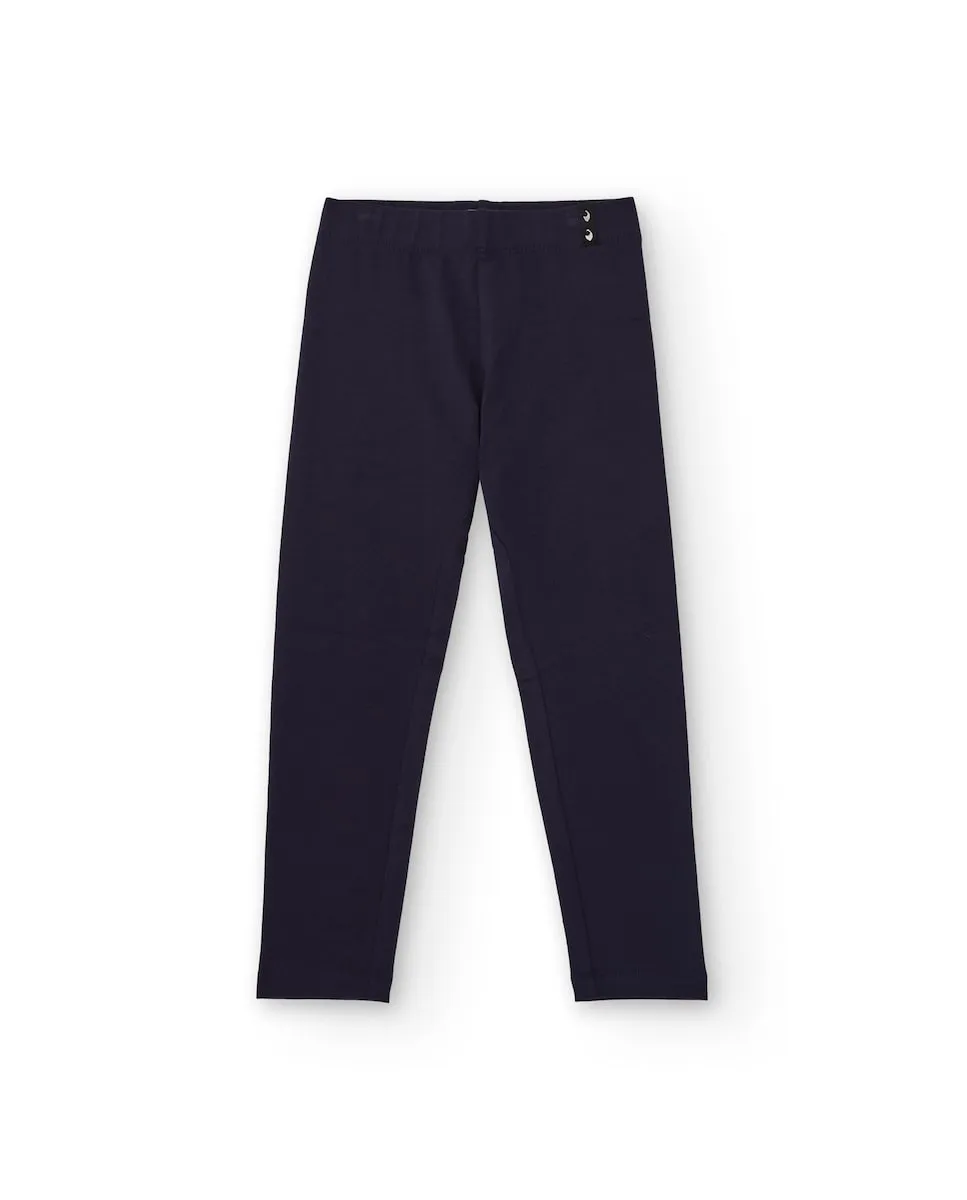 Темно-синие леггинсы для девочки с эластичной талией Tuc tuc
Темно-синие леггинсы для девочки с эластичной талией Tuc tuc