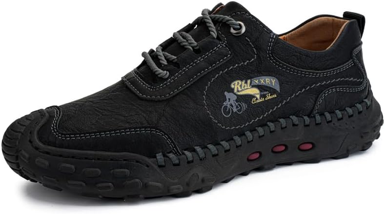 Мужские повседневные кроссовки для ходьбы Легкие удобные с шнуровкой Нескользящие плоские обувь для вождения Модные ретро Asifn, черный
Мужские повседневные кроссовки для ходьбы Легкие удобные с шнуровкой Нескользящие плоские обувь для вождения Модные ретро Asifn, черный