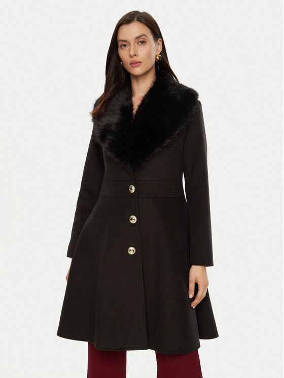 Переходное пальто стандартного кроя Rinascimento, черный
Переходное пальто стандартного кроя Rinascimento, черный