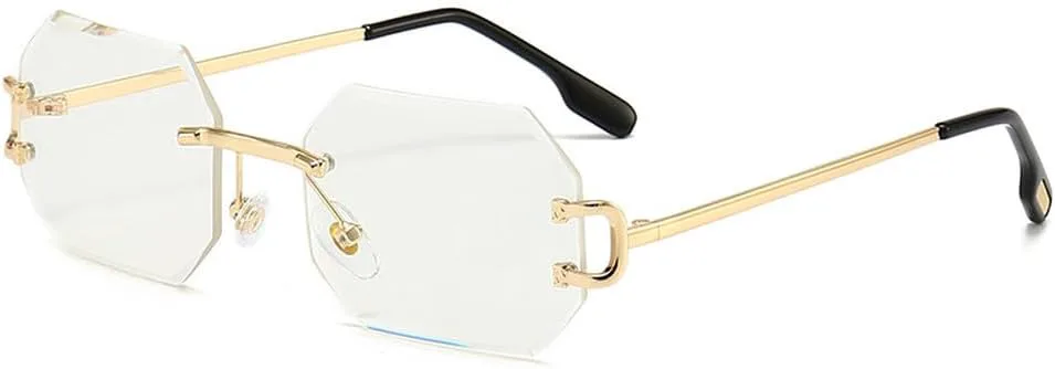 Винтажные модные солнцезащитные очки без оправы для женщин и мужчин, роскошные маленькие солнцезащитные очки для женщин с защитой от УФ-излучения UV400 HVTVTLA, Clear
Винтажные модные солнцезащитные очки без оправы для женщин и мужчин, роскошные маленькие солнцезащитные очки для женщин с защитой от УФ-излучения UV400 HVTVTLA, Clear