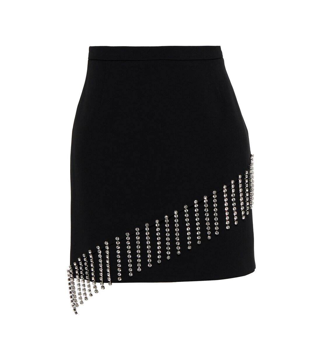 Украшенная мини-юбка с высокой талией Christopher Kane, черный
Украшенная мини-юбка с высокой талией Christopher Kane, черный