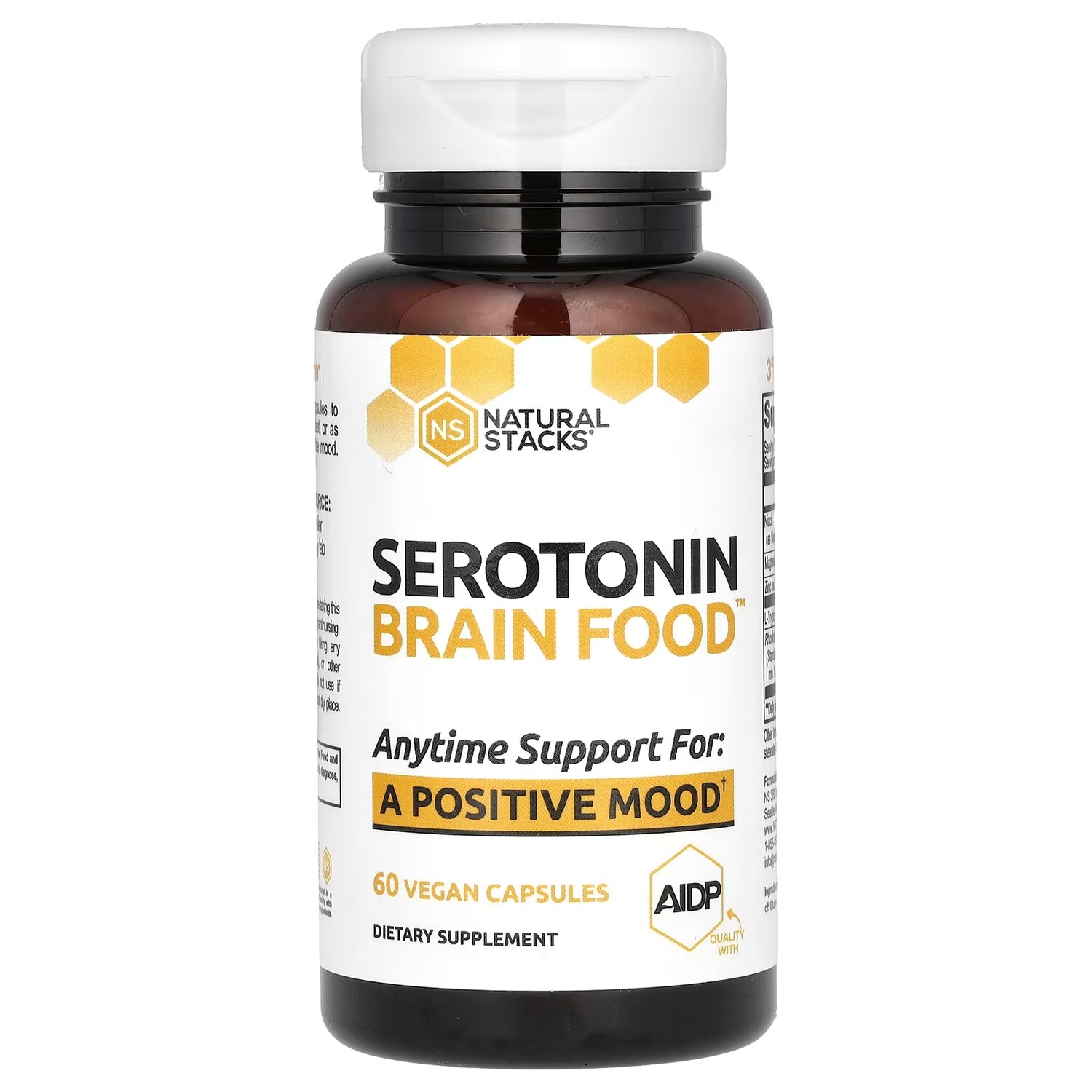 Natural Stacks Serotonin Brain Food развитие с серотонином для здоровья мозга, 60 капсул 
Natural Stacks Serotonin Brain Food развитие с серотонином для здоровья мозга, 60 капсул