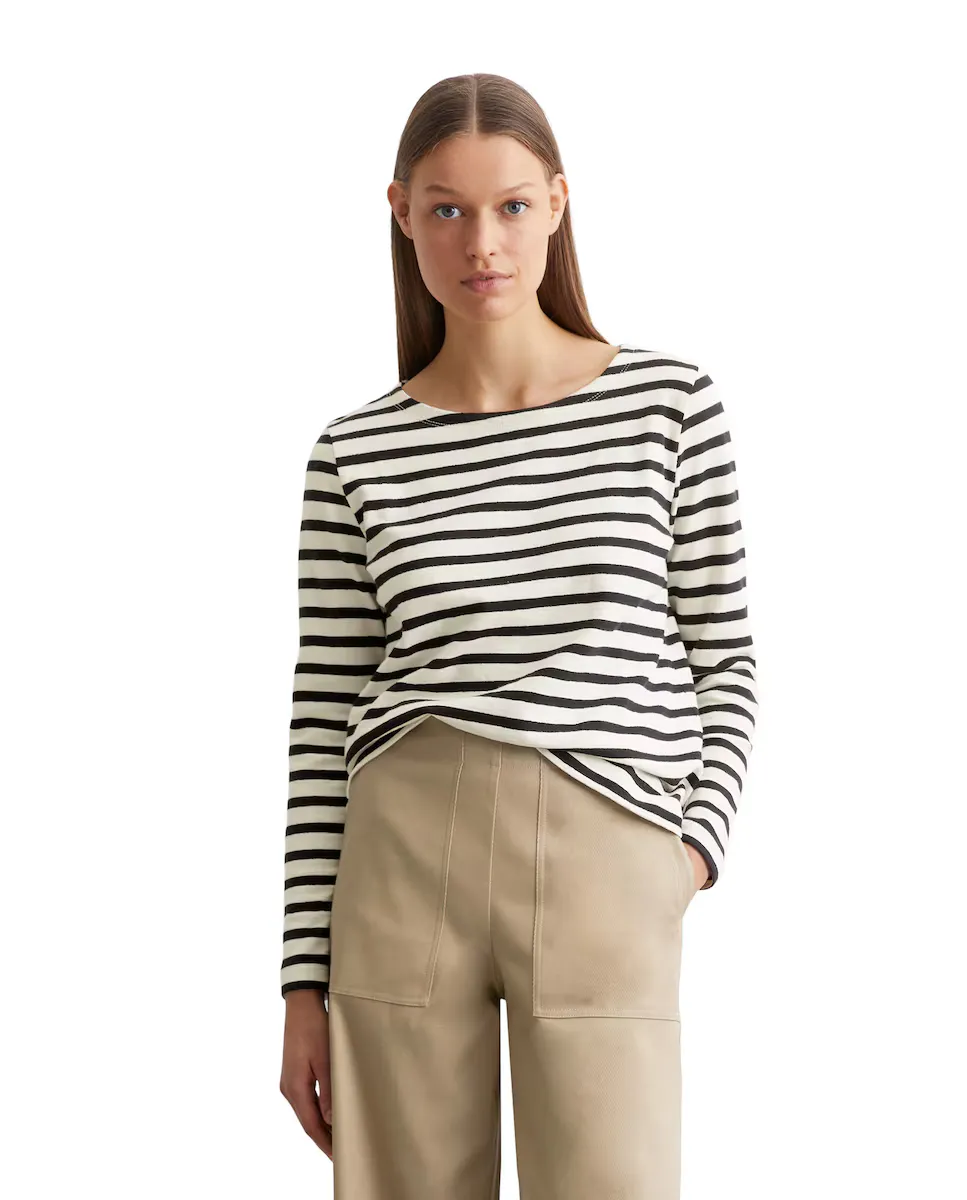 Женская полосатая футболка с длинными рукавами MARC O'POLO, белый
Женская полосатая футболка с длинными рукавами MARC O'POLO, белый