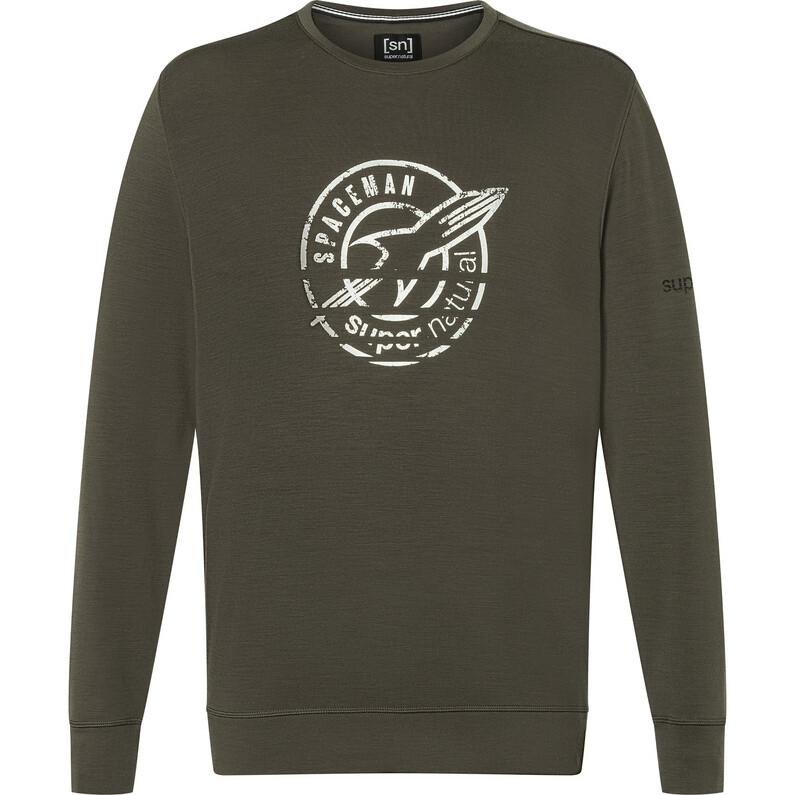 Мужской свитер с круглым вырезом Space260 Super.Natural, оливковый
Мужской свитер с круглым вырезом Space260 Super.Natural, оливковый