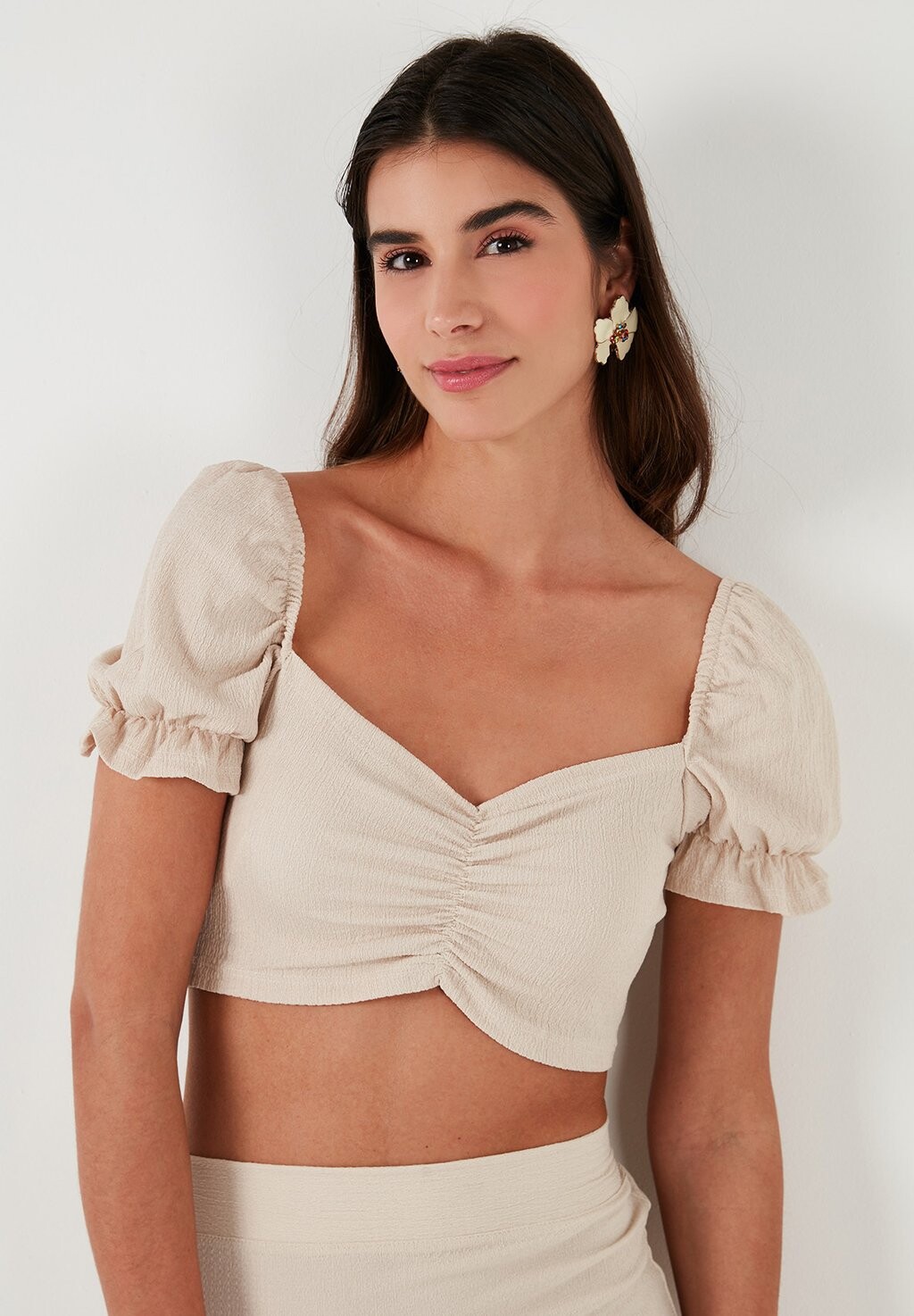 Блузка Slim Fit LELA, камень
Блузка Slim Fit LELA, камень