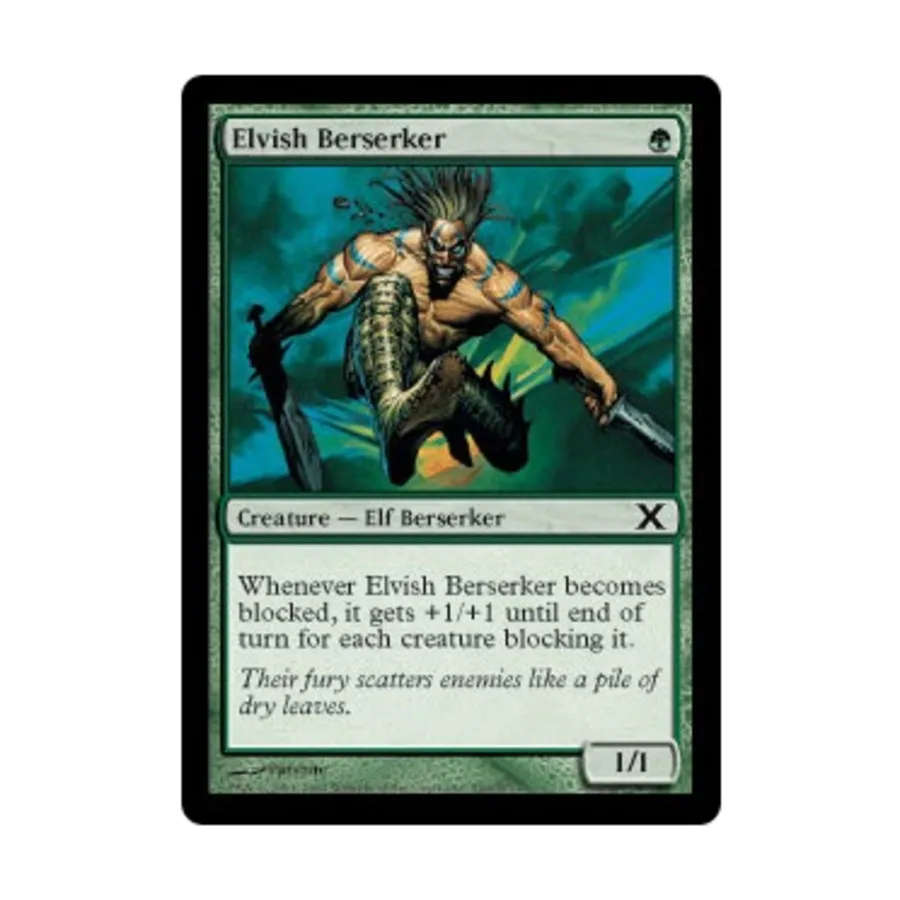 CCG Эльфийский берсерк (клавиша C), MTG - 10th Edition
CCG Эльфийский берсерк (клавиша C), MTG - 10th Edition