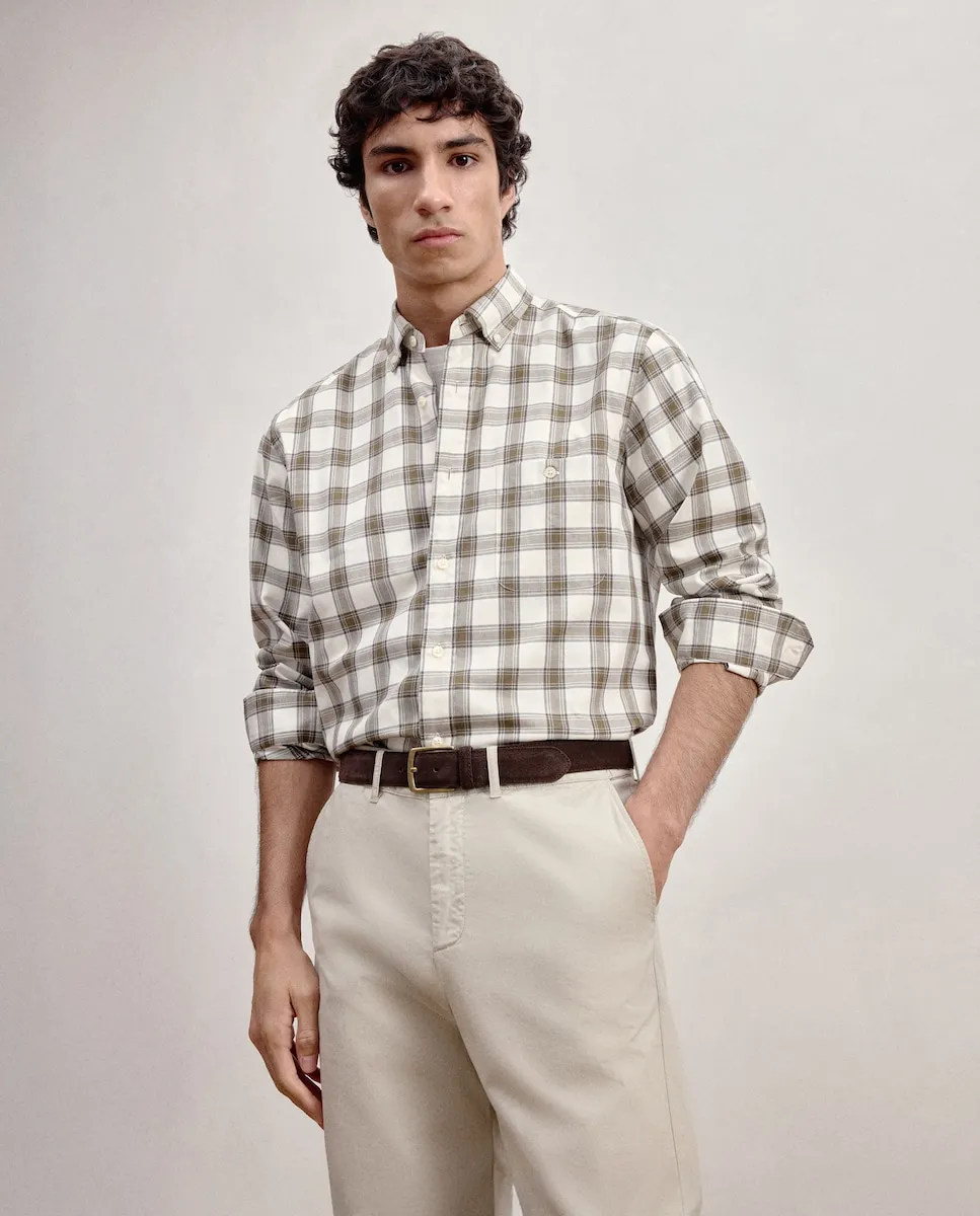 Спортивная рубашка из твила светлого оттенка Dustin, зеленый
Спортивная рубашка из твила светлого оттенка Dustin, зеленый