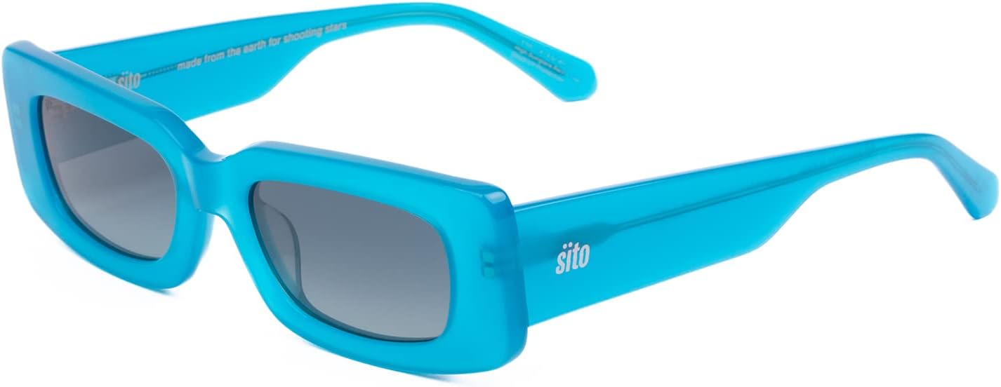 Солнцезащитные очки SITO SHADES Reaching Dawn прямоугольной формы для женщин, поляризованные/неполяризованные. Дизайнерские солнцезащитные очки в стиле ретро, защита от УФ-излучения 100%, Caribbean Frost
Солнцезащитные очки SITO SHADES Reaching Dawn прямоугольной формы для женщин, поляризованные/неполяризованные. Дизайнерские солнцезащитные очки в стиле ретро, защита от УФ-излучения 100%, Caribbean Frost