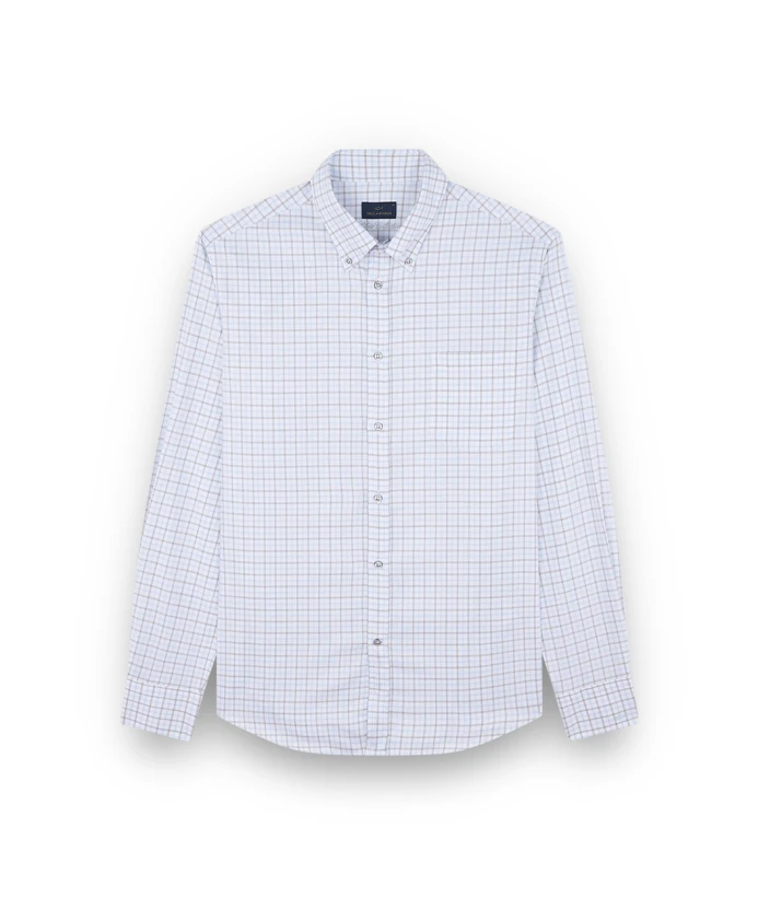 Рубашка из саржи, прямого кроя, выгодно подчеркивающая фигуру. Paul & Shark, синий
Рубашка из саржи, прямого кроя, выгодно подчеркивающая фигуру. Paul & Shark, синий