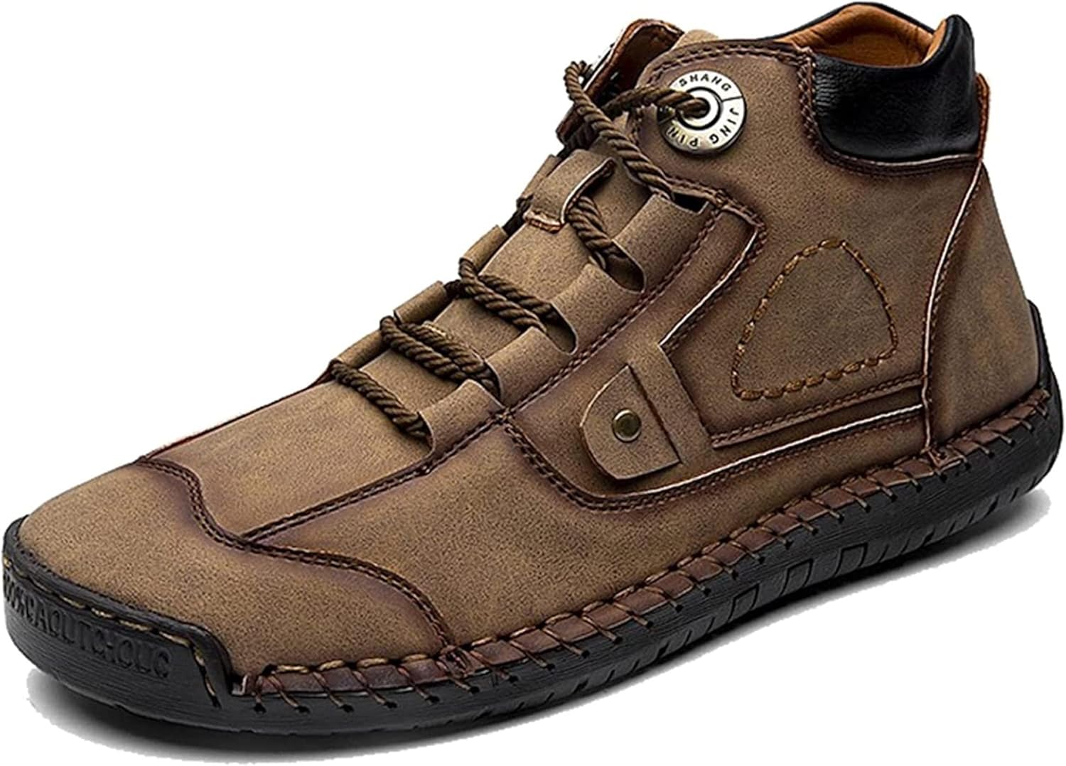 Мужские осенне-зимние короткие кожаные ботинки Yiozoi, повседневная носка, защищающие от ветра, высокие, на шнуровке, для прогулок, хаки
Мужские осенне-зимние короткие кожаные ботинки Yiozoi, повседневная носка, защищающие от ветра, высокие, на шнуровке, для прогулок, хаки