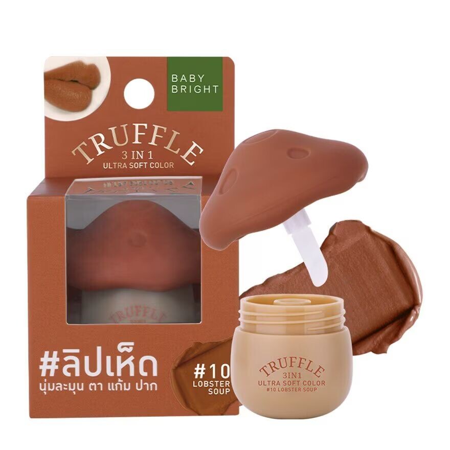 Baby Bright Трюфель 3 в 1 Ultra Soft Color Lip Lip 6г. 10. Суп из лобстеров, Lobster Soup
Baby Bright Трюфель 3 в 1 Ultra Soft Color Lip Lip 6г. 10. Суп из лобстеров, Lobster Soup
