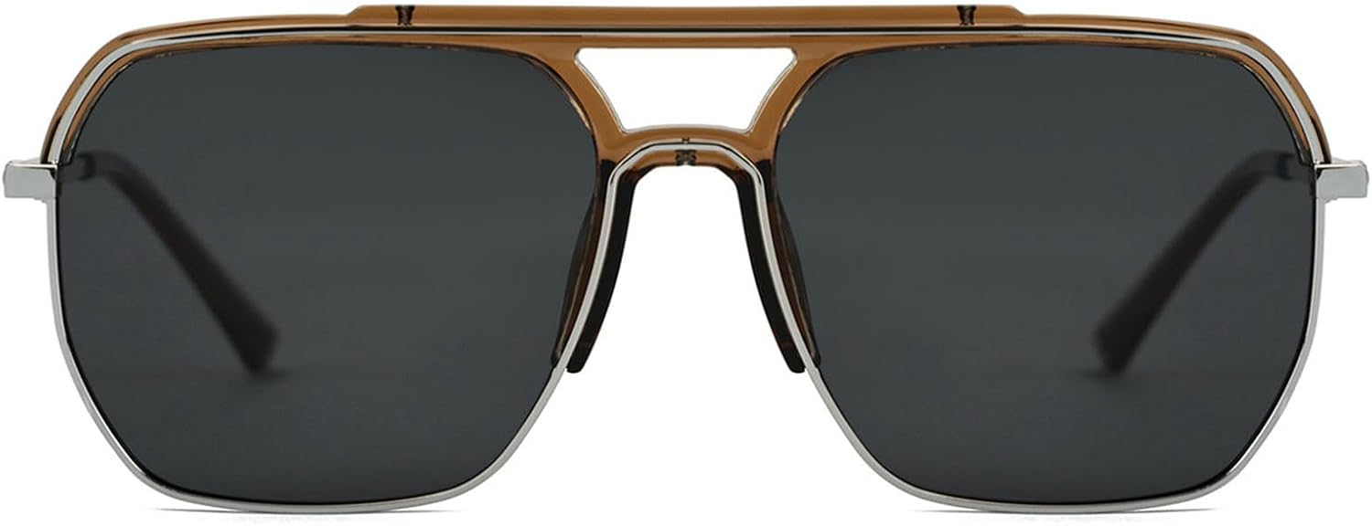 Солнцезащитные очки Helena Double Bridges женские, модель Pilot, винтажные, градиентные, цвета шампанского, защита от УФ-излучения UV400; мужские модные квадратные солнцезащитные очки, C5
Солнцезащитные очки Helena Double Bridges женские, модель Pilot, винтажные, градиентные, цвета шампанского, защита от УФ-излучения UV400; мужские модные квадратные солнцезащитные очки, C5