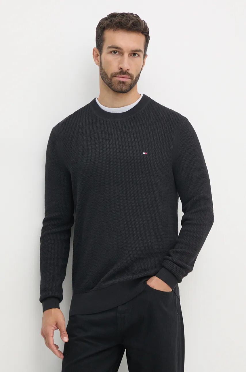 Хлопковый свитер Tommy Hilfiger, черный
Хлопковый свитер Tommy Hilfiger, черный