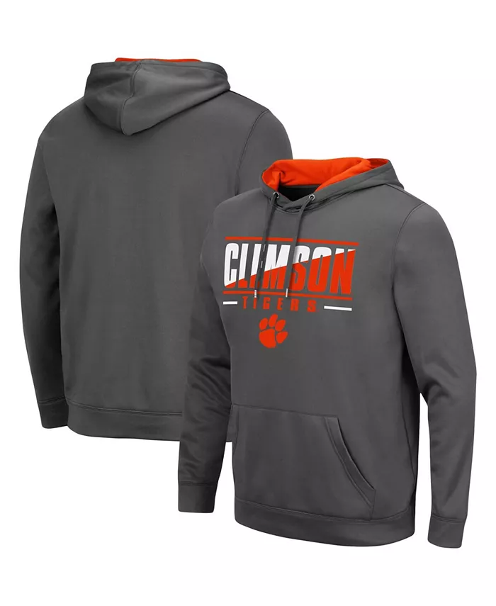 Мужская толстовка с капюшоном Clemson Tigers Slash Stack 2.0 Colosseum, серый
Мужская толстовка с капюшоном Clemson Tigers Slash Stack 2.0 Colosseum, серый