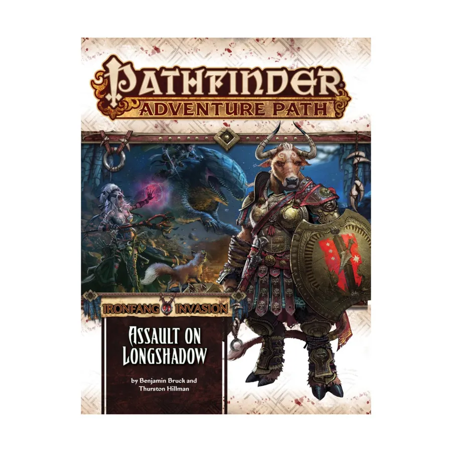#117 "Ironfang Invasion #3 - Assault on Longshadow", Pathfinder Roleplaying Game (1st Edition) - Adventure Path #091 - #120, мягкая обложка
#117 "Ironfang Invasion #3 - Assault on Longshadow", Pathfinder Roleplaying Game (1st Edition) - Adventure Path #091 - #120, мягкая обложка