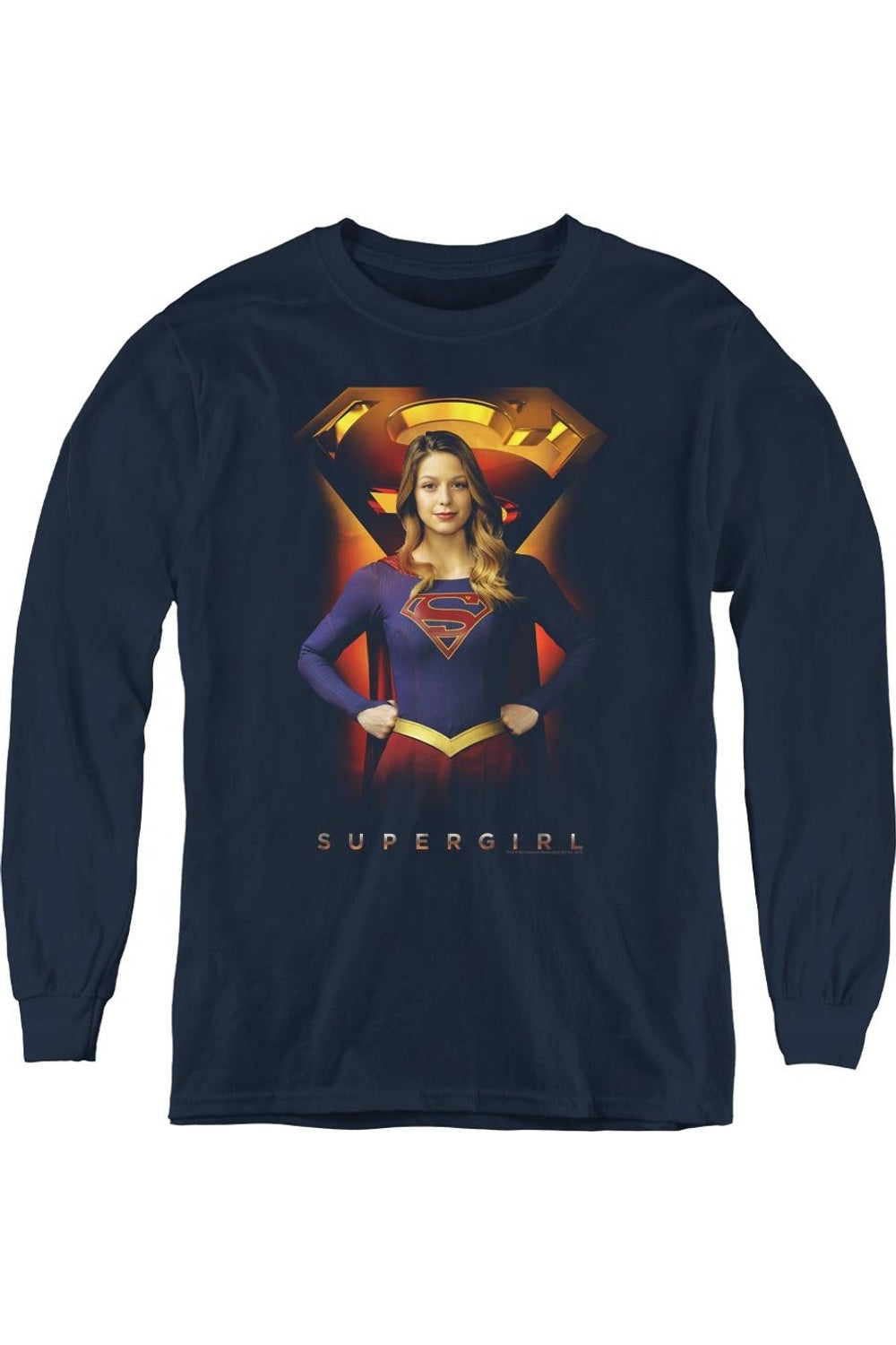 Футболка с длинным рукавом "Supergirl Standing Symbol" для молодежи Gildan, темно-синий
Футболка с длинным рукавом "Supergirl Standing Symbol" для молодежи Gildan, темно-синий
