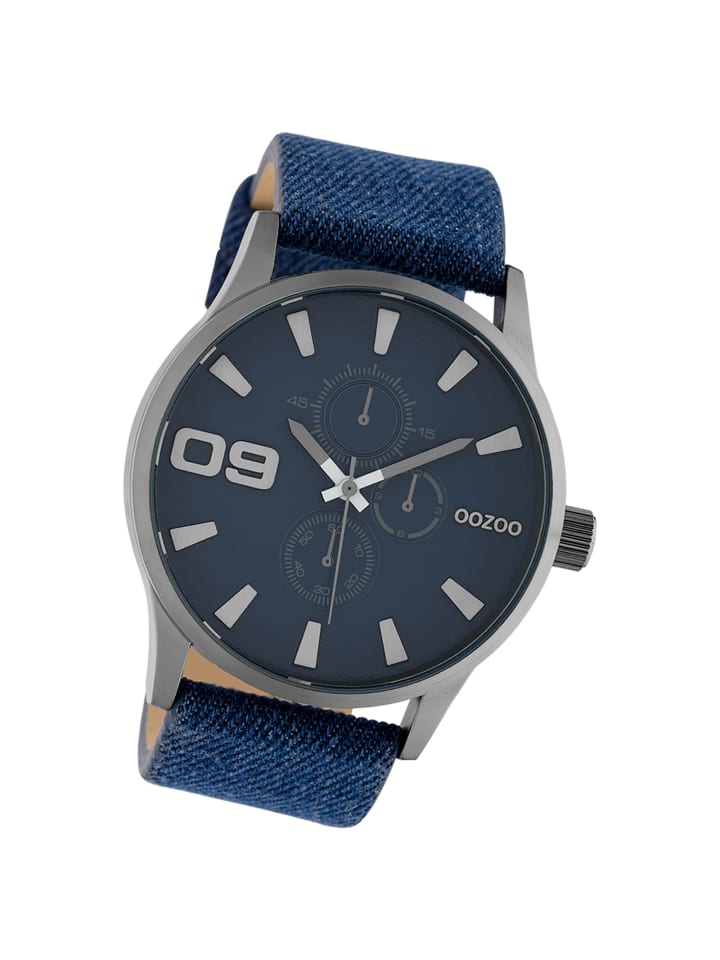 Аналоговые наручные часы Oozoo Timepieces, темно-синие, очень большие (примерно 48 мм)
Аналоговые наручные часы Oozoo Timepieces, темно-синие, очень большие (примерно 48 мм)