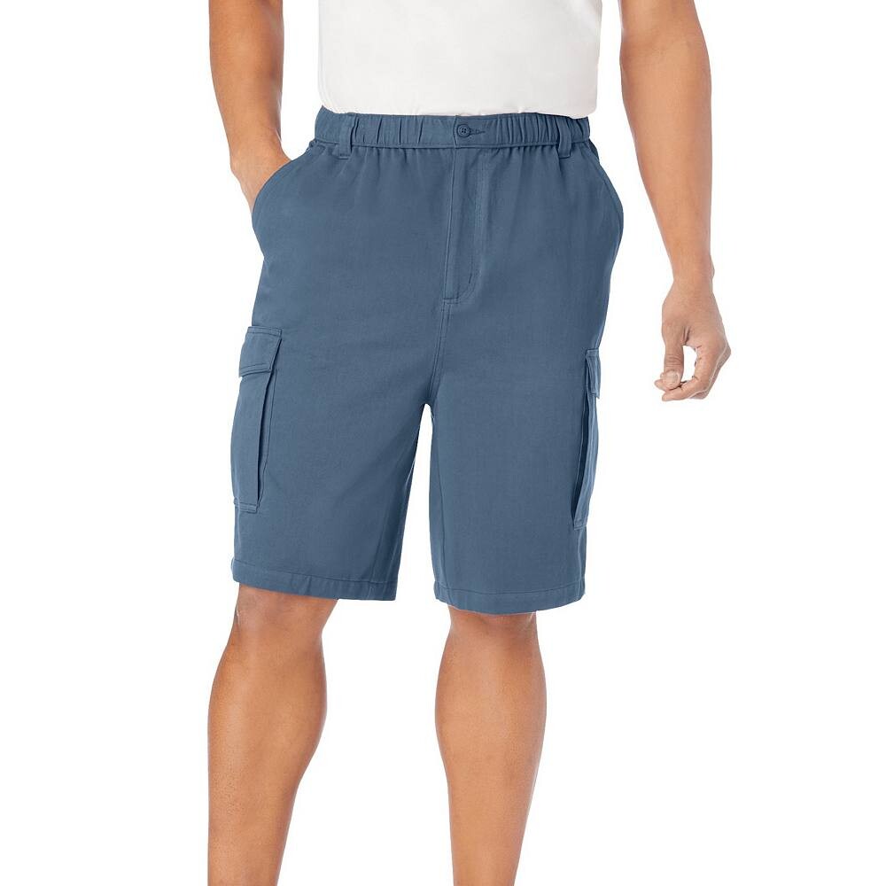 Мужские шорты-карго Boulder Creek By Kingsize Big & Tall Renegade 9 с эластичной резинкой на талии, цвет Slate Blue
Мужские шорты-карго Boulder Creek By Kingsize Big & Tall Renegade 9 с эластичной резинкой на талии, цвет Slate Blue