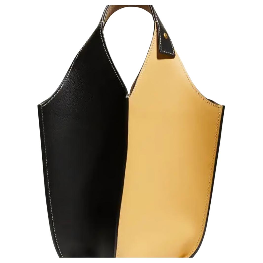 Сумка T Monogram кожаная женская тёплый крем и чёрный TORY BURCH
Сумка T Monogram кожаная женская тёплый крем и чёрный TORY BURCH