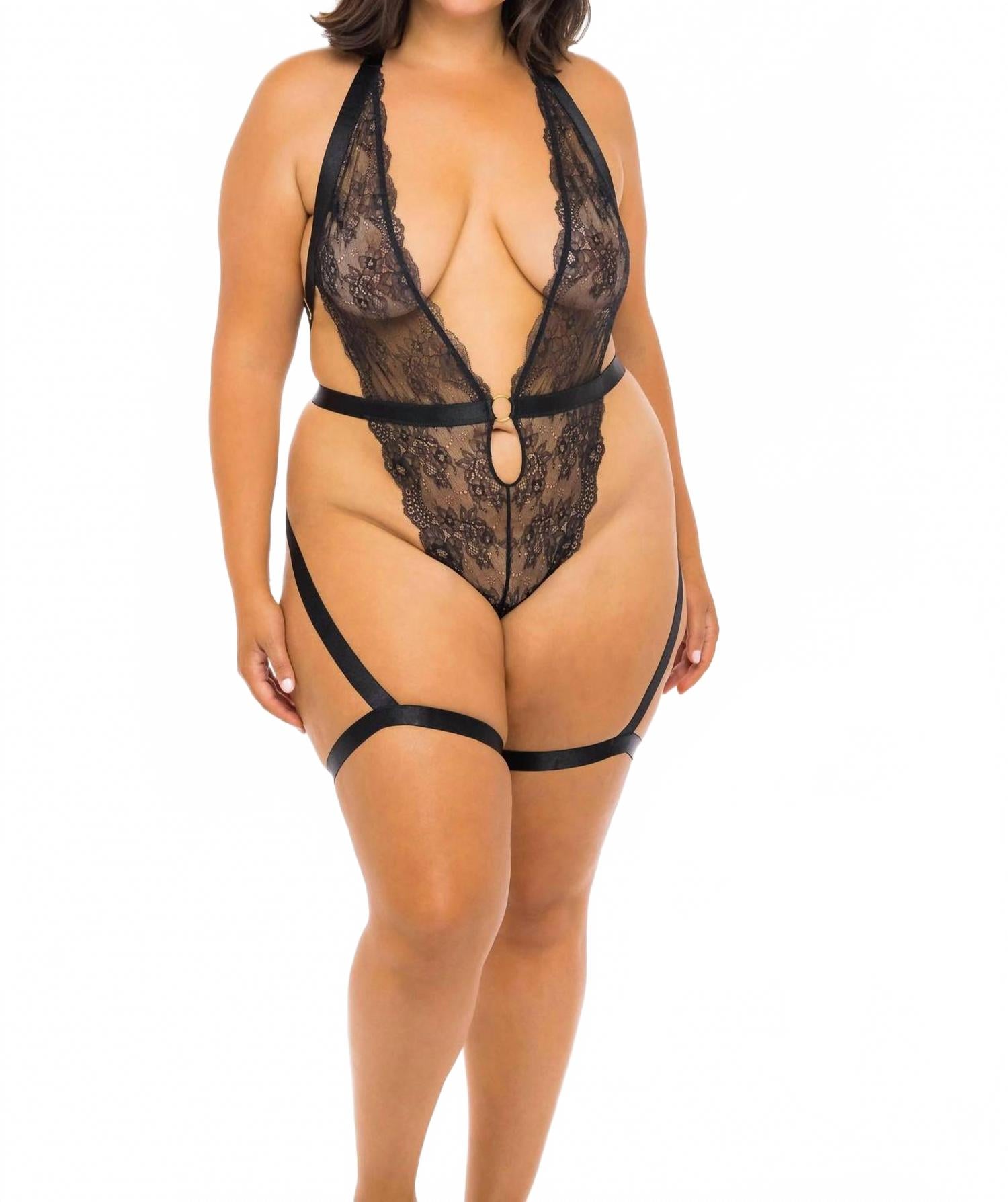 Трусы Amerie Halterneck Teddy - Plus In черный Oh La La Cheri, черный
Трусы Amerie Halterneck Teddy - Plus In черный Oh La La Cheri, черный