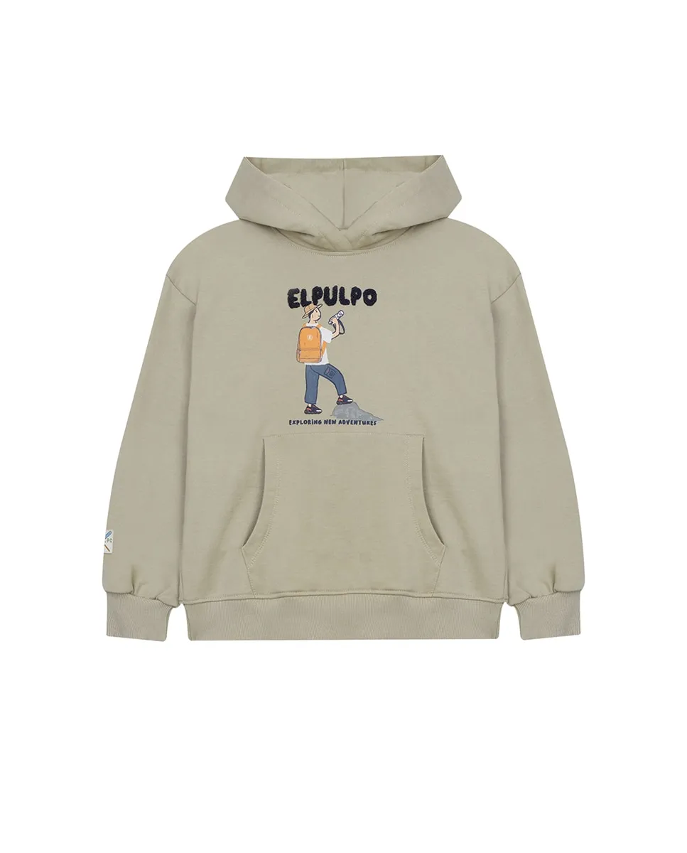 детская толстовка с капюшоном и фантазийным рисунком El Pulpo, военный зеленый
детская толстовка с капюшоном и фантазийным рисунком El Pulpo, военный зеленый