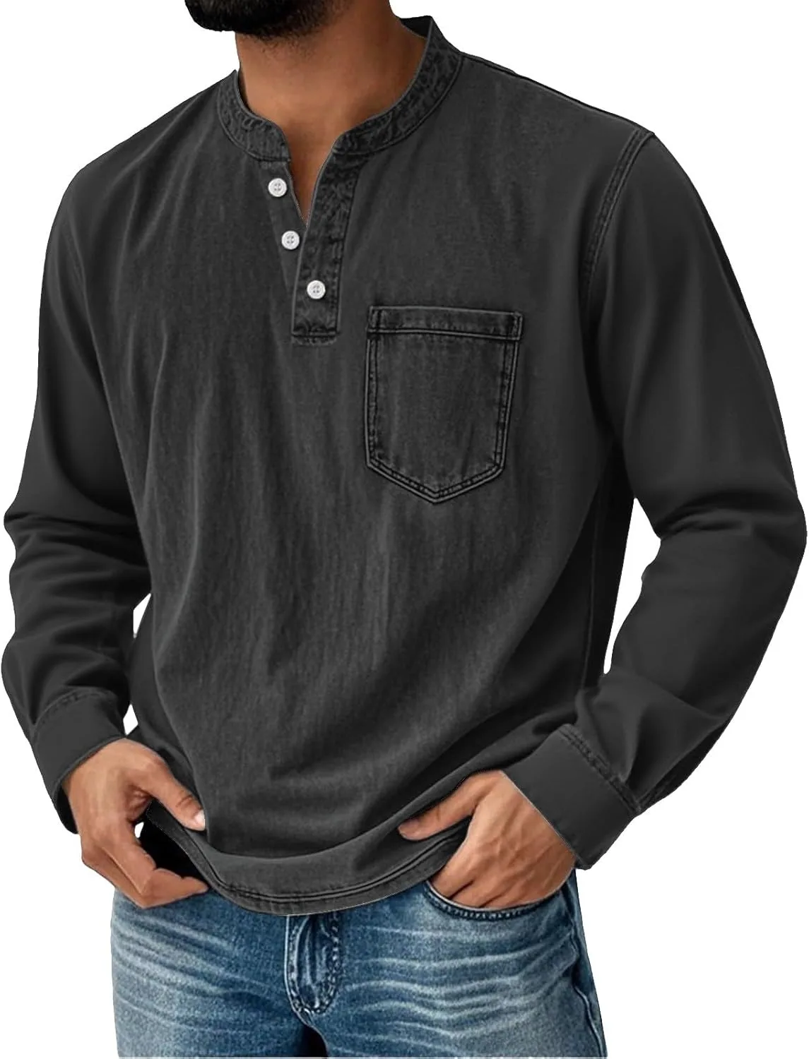 Мужская футболка-поло с длинным рукавом Regular-Fit CRNTCEM
Мужская футболка-поло с длинным рукавом Regular-Fit CRNTCEM