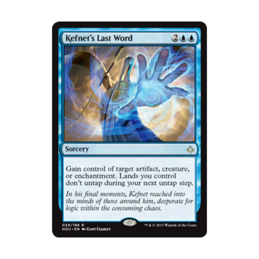 CCG Последнее слово Кефнета (клавиша R), MTG - Hour of Devastation
CCG Последнее слово Кефнета (клавиша R), MTG - Hour of Devastation