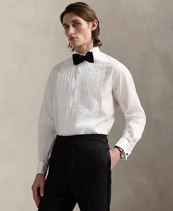 Мужская рубашка-смокинг классического кроя из поплина Polo Ralph Lauren, белый
Мужская рубашка-смокинг классического кроя из поплина Polo Ralph Lauren, белый