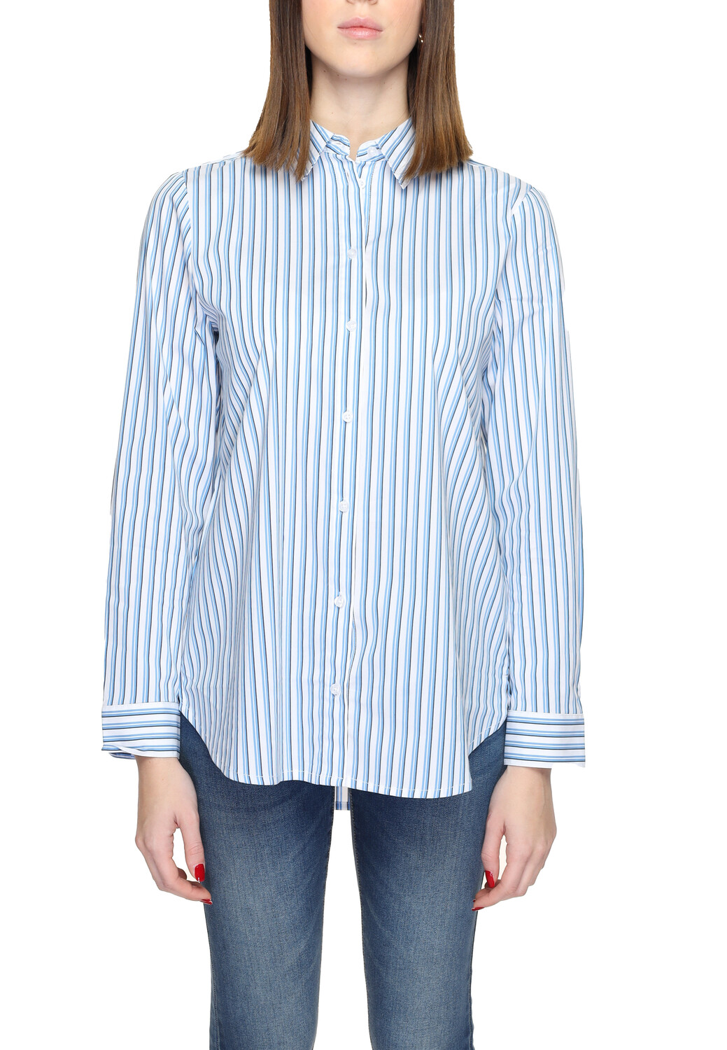 Рубашка Street One в полоску, синий
Рубашка Street One в полоску, синий