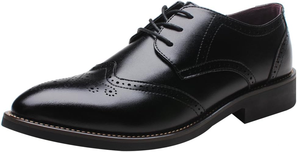 Мужские туфли ANUFER в британском стиле с крыльями, элегантные дерби с заостренным носком, черный
Мужские туфли ANUFER в британском стиле с крыльями, элегантные дерби с заостренным носком, черный