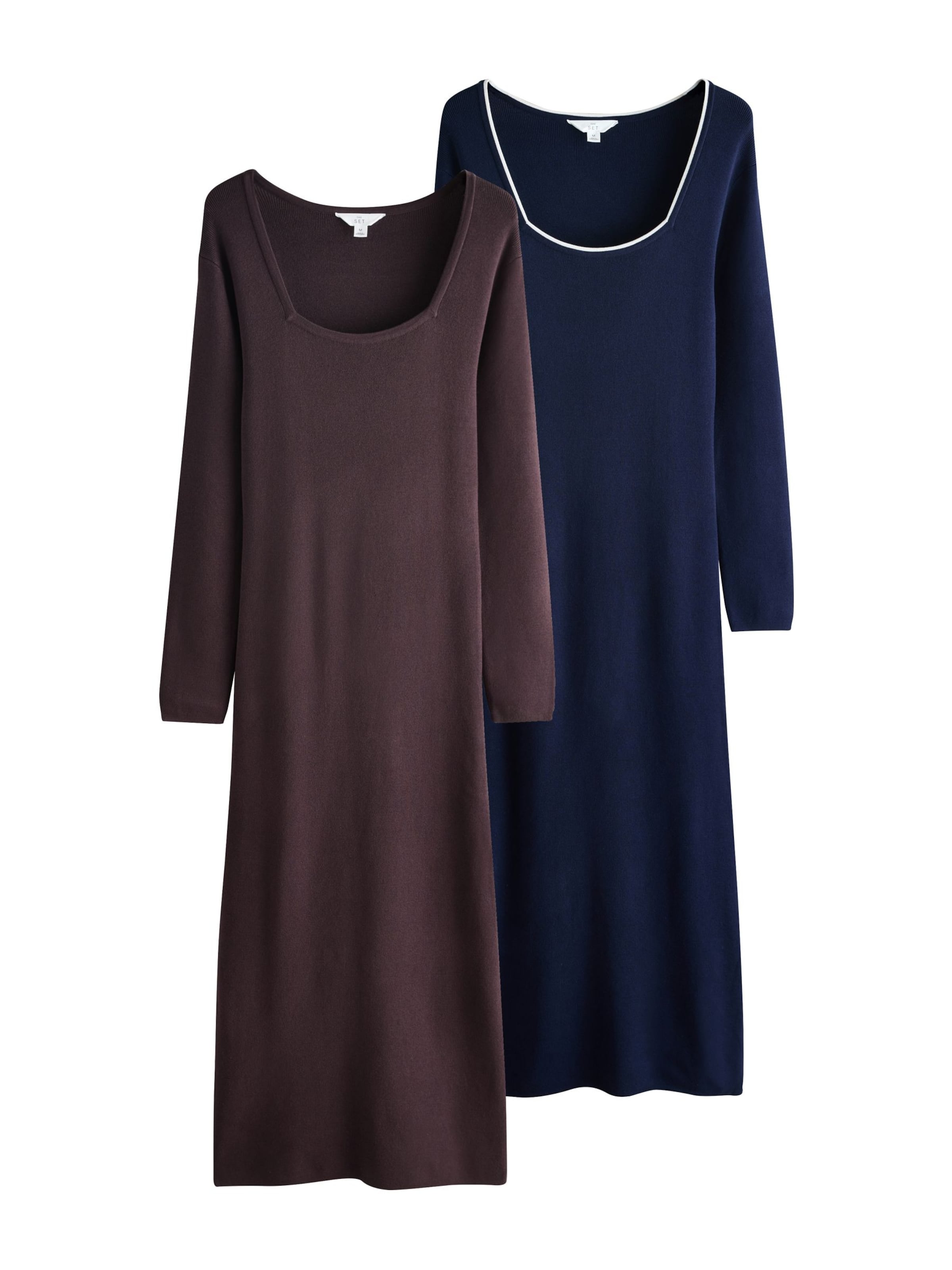 The Set Вязаное платье в цвете Marine Blue, Wine Red
The Set Вязаное платье в цвете Marine Blue, Wine Red