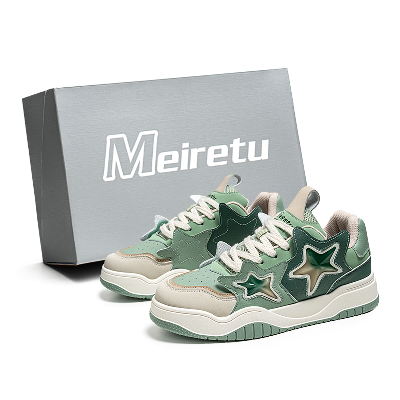 Антискользящие износостойкие низкие кроссовки для скейтбординга мужские зеленые Meiretu
Антискользящие износостойкие низкие кроссовки для скейтбординга мужские зеленые Meiretu
