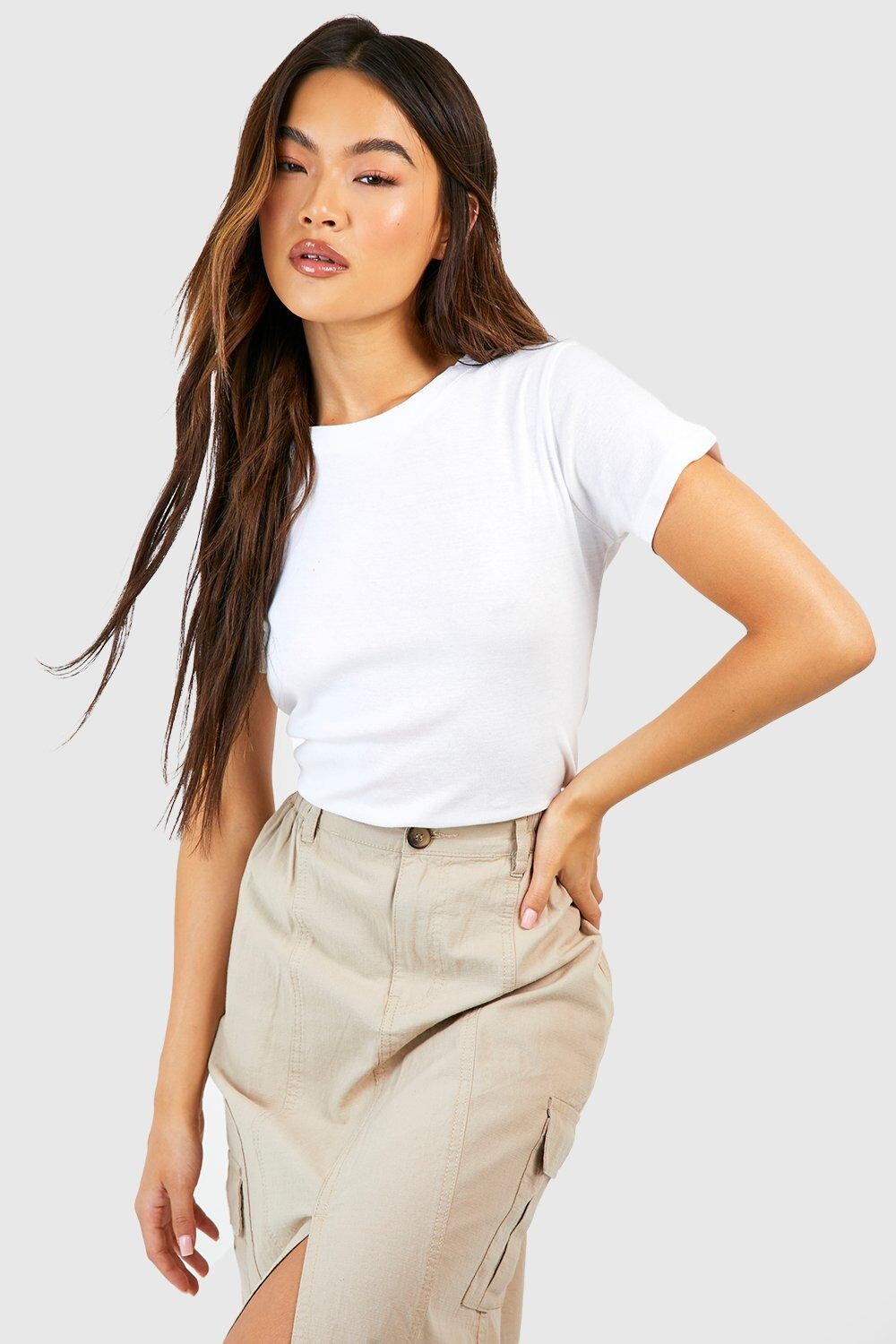 Футболка с коротким рукавом и круглым вырезом Boohoo, белый
Футболка с коротким рукавом и круглым вырезом Boohoo, белый