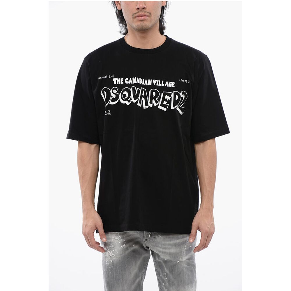 Футболка Skater Fit с контрастным принтом Dsquared2, Black
Футболка Skater Fit с контрастным принтом Dsquared2, Black