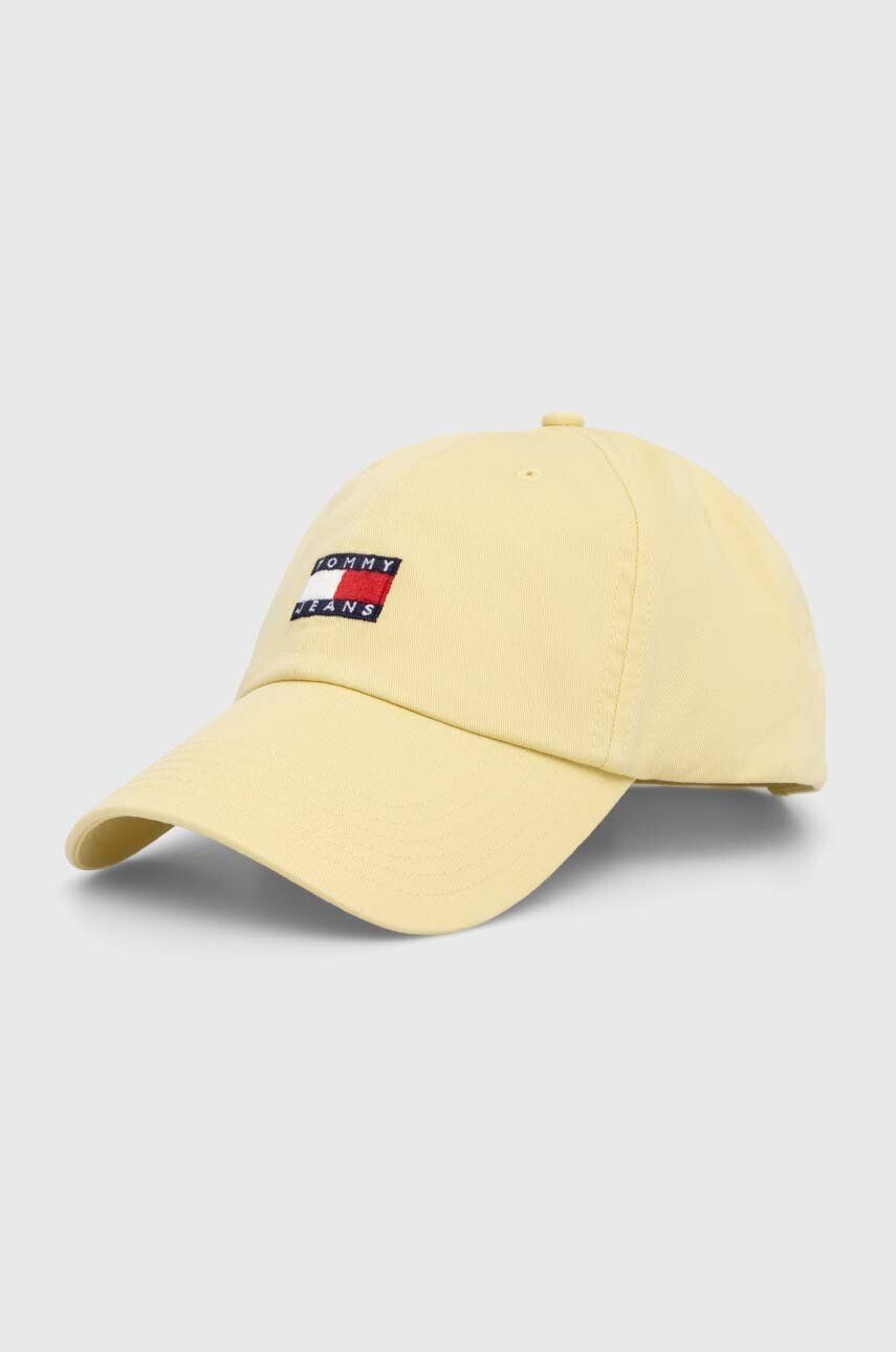 Хлопковая бейсболка Tommy Jeans, желтый
Хлопковая бейсболка Tommy Jeans, желтый