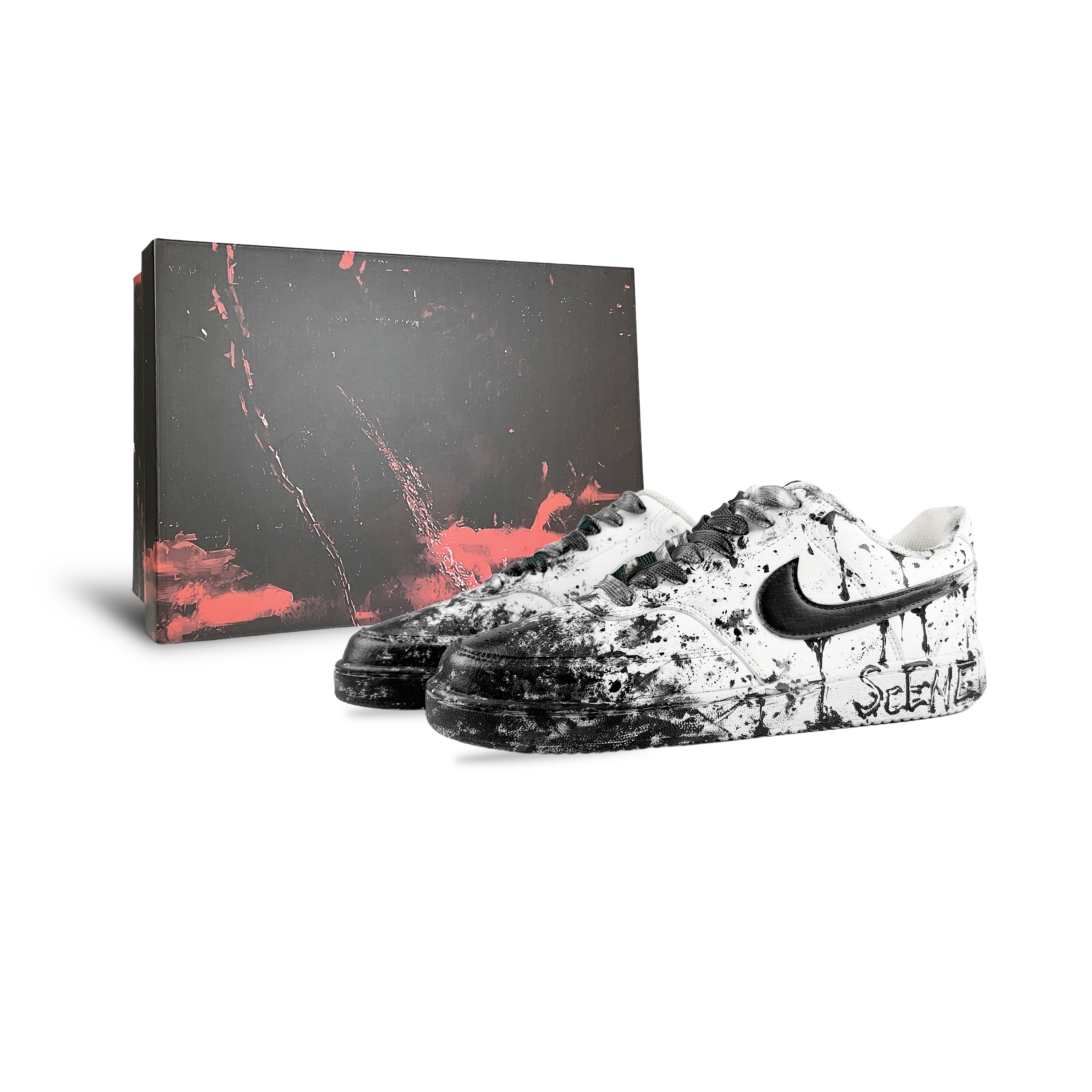 Nike Кроссовки Court Vision 1 Dark Shadow Box в комплекте, нескользящие, износостойкие, низкие, для скейтбординга, мужские, черно-белые
Nike Кроссовки Court Vision 1 Dark Shadow Box в комплекте, нескользящие, износостойкие, низкие, для скейтбординга, мужские, черно-белые