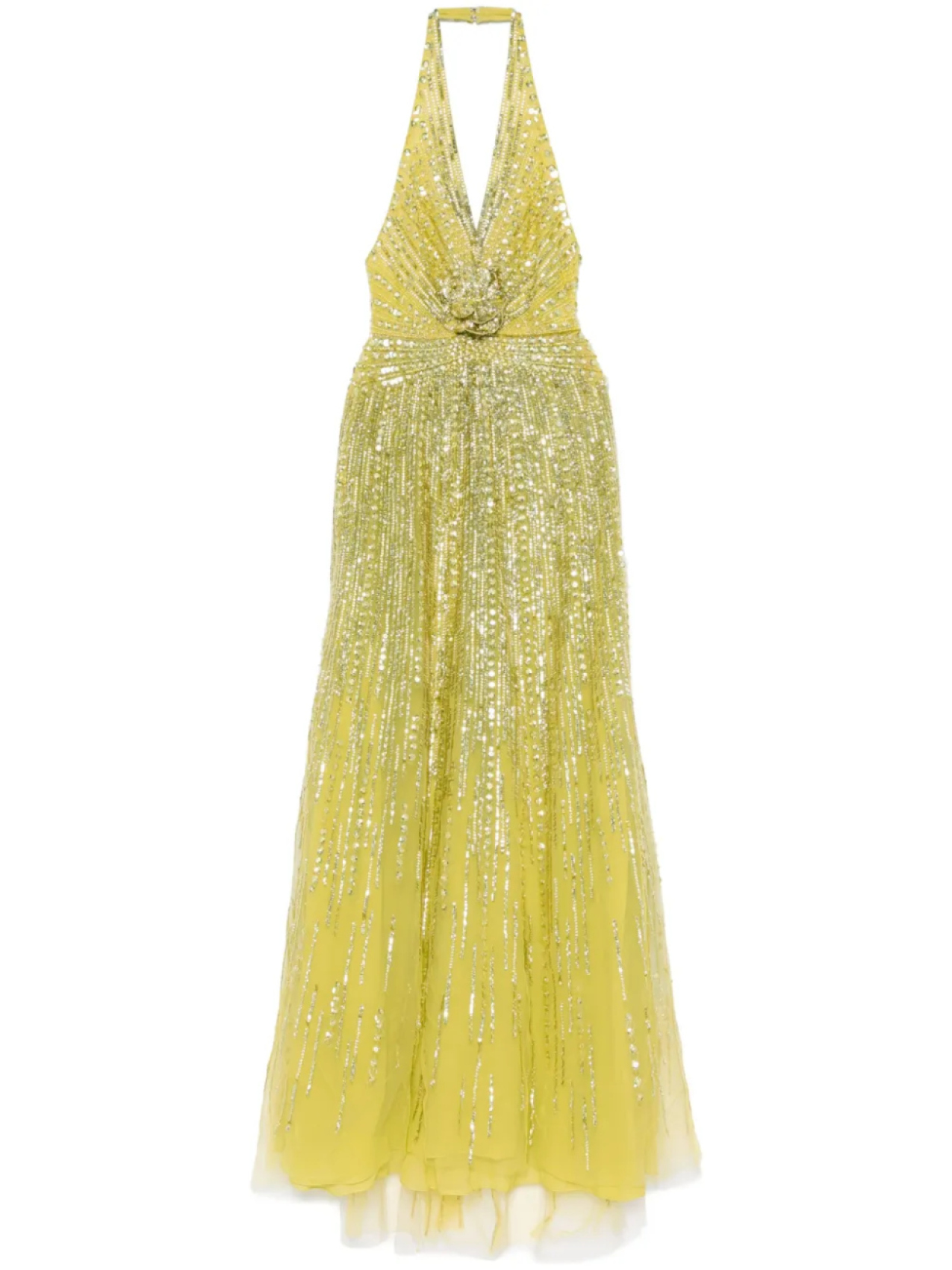 Elie Saab вечернее платье с пайетками, зеленый
Elie Saab вечернее платье с пайетками, зеленый