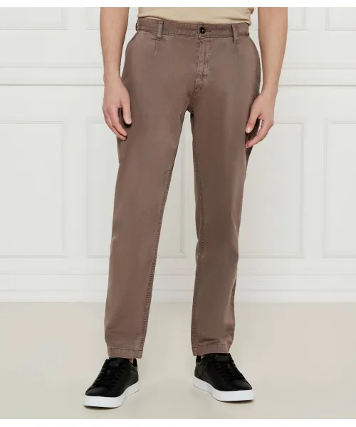 Брюки-Чинос со складками Relaxed fit Boss Orange, коричневый
Брюки-Чинос со складками Relaxed fit Boss Orange, коричневый