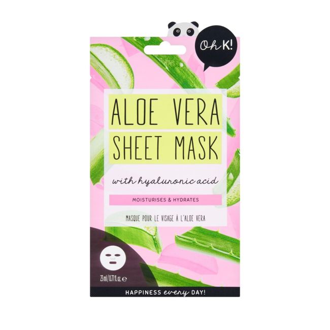 Маска для лица с алоэ вера Oh K!, 23 мл
Маска для лица с алоэ вера Oh K!, 23 мл