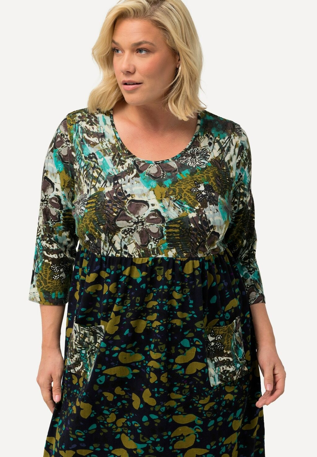 Туника Ulla Popken, темно-зеленый
Туника Ulla Popken, темно-зеленый