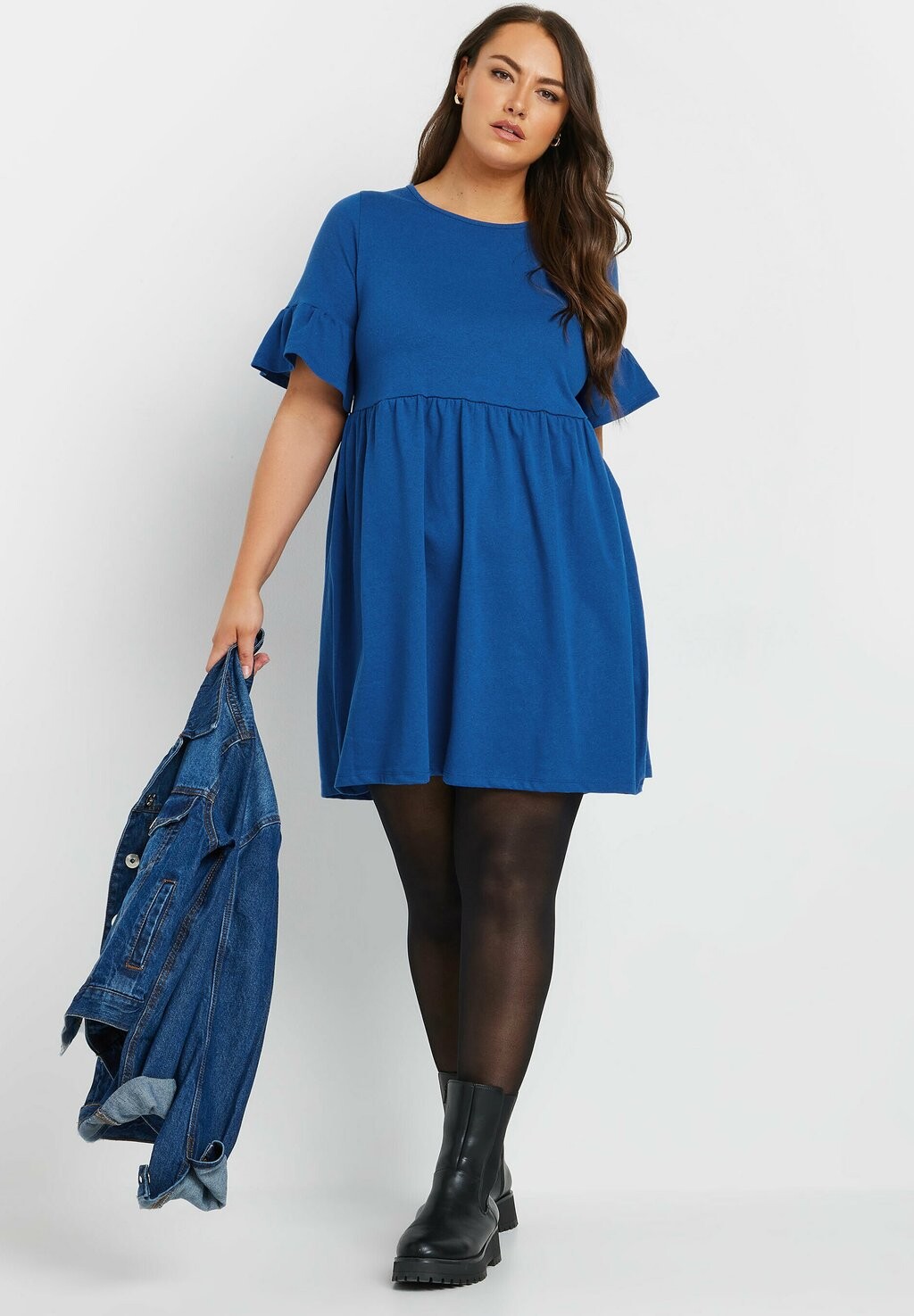 Повседневное платье FRILLED SLEEVE SMOCK Yours Clothing, синий
Повседневное платье FRILLED SLEEVE SMOCK Yours Clothing, синий