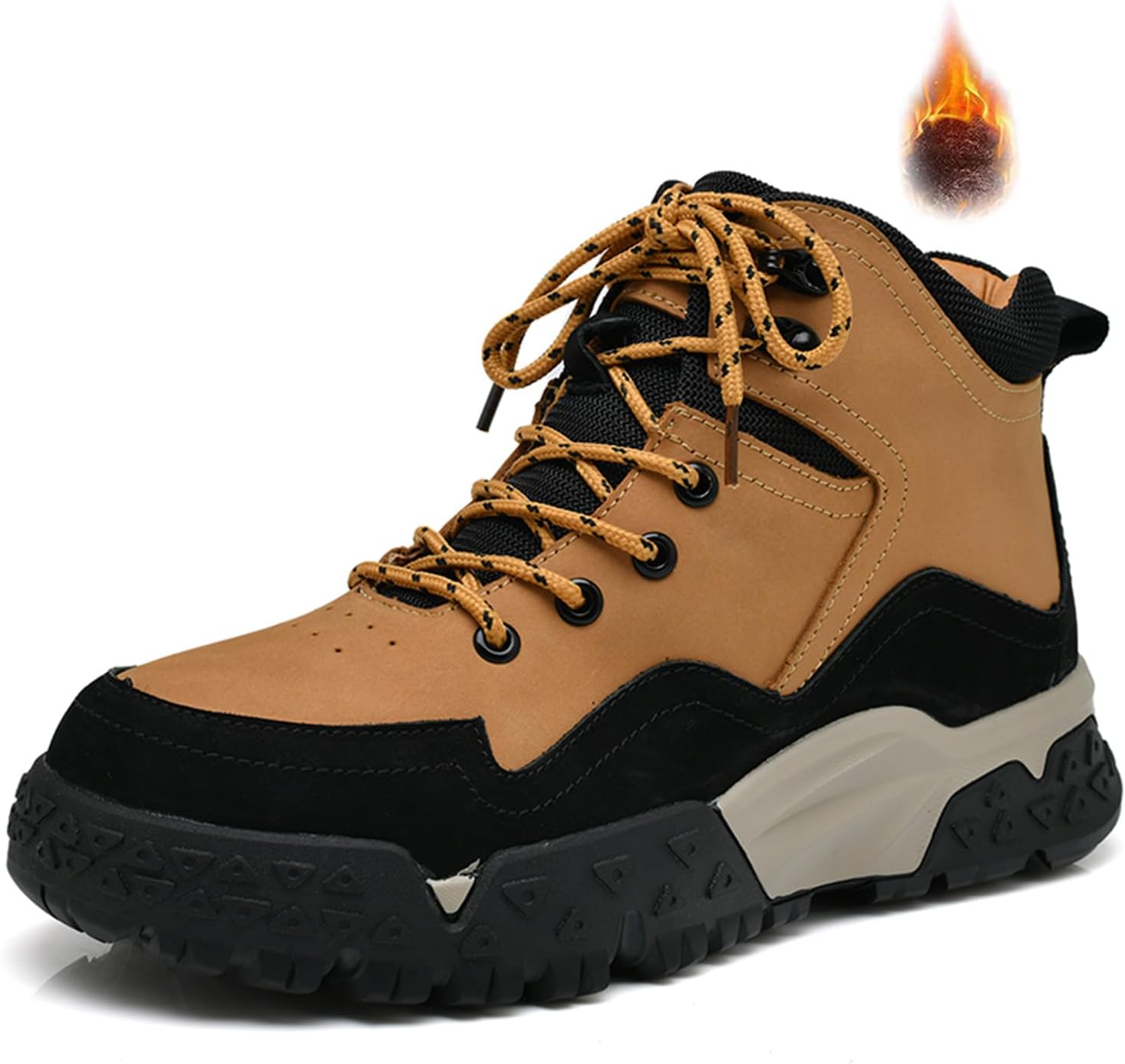 Мужские ботинки EGGDK из натуральной кожи, противоударные, противоскользящие, для походов, с комфортным круглым носком, шнуровкой, платформой, повседневные ботинки до щиколотки, утепленные мехом, зимние модные ботинки, коричневый
Мужские ботинки EGGDK из натуральной кожи, противоударные, противоскользящие, для походов, с комфортным круглым носком, шнуровкой, платформой, повседневные ботинки до щиколотки, утепленные мехом, зимние модные ботинки, коричневый