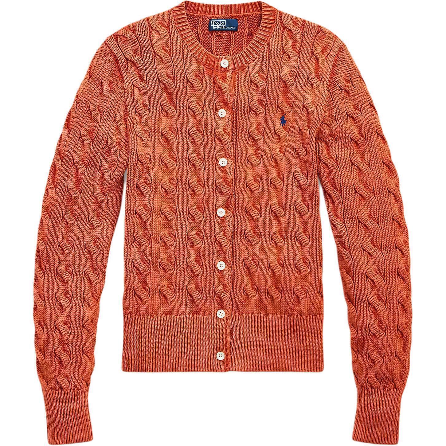 Кардиган с узором "косичка" Polo Ralph Lauren, оранжевый
Кардиган с узором "косичка" Polo Ralph Lauren, оранжевый