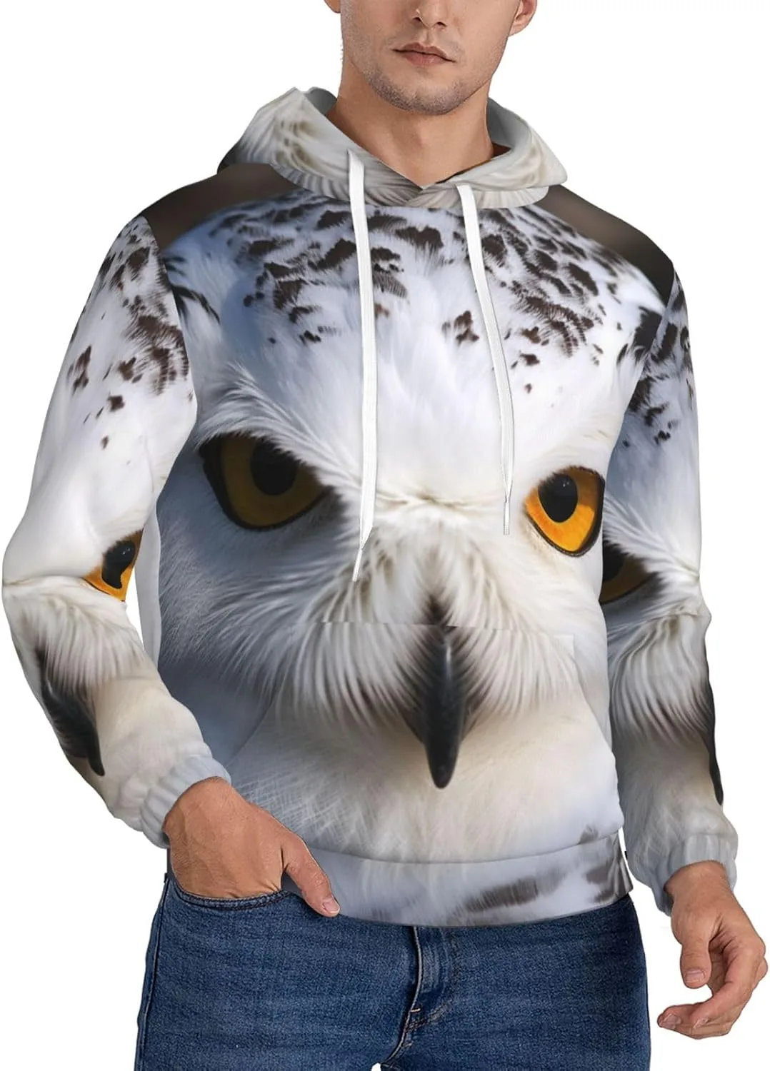 Мужская флисовая толстовка с капюшоном, худи с длинным рукавом и принтом Snowy Owl Eyes KKLWEGU
Мужская флисовая толстовка с капюшоном, худи с длинным рукавом и принтом Snowy Owl Eyes KKLWEGU