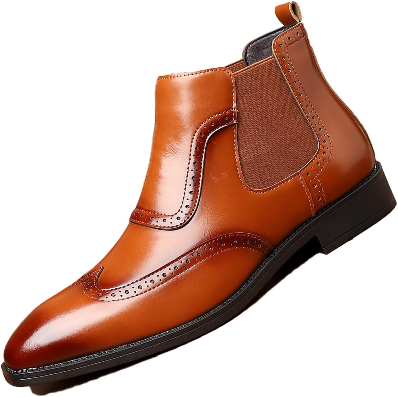 Мужские кожаные туфли-броги с вырезами и заостренным носком Twodnawk, желтый
Мужские кожаные туфли-броги с вырезами и заостренным носком Twodnawk, желтый