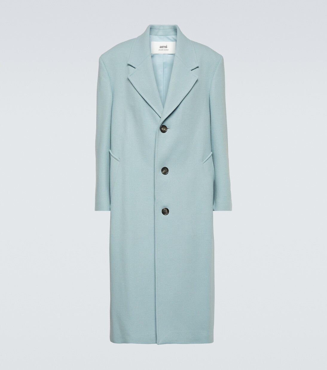 Пальто оверсайз из габардина из смесовой шерсти Ami Paris, синий
Пальто оверсайз из габардина из смесовой шерсти Ami Paris, синий