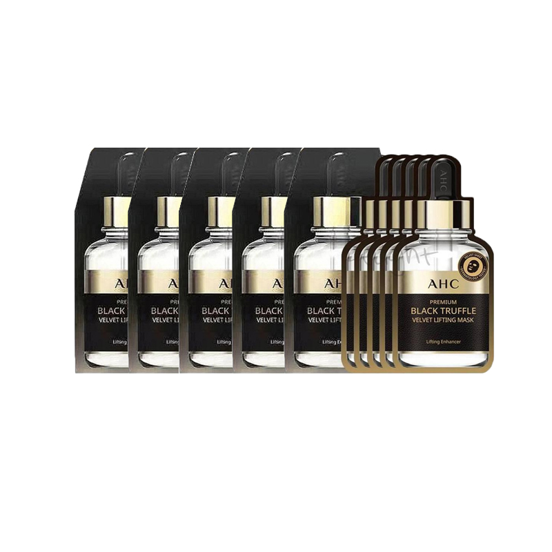 A.H.C AHC Black Truffle Black Gold лицевая маски для подтяжки и увлажнения 5 шт/упаковка
A.H.C AHC Black Truffle Black Gold лицевая маски для подтяжки и увлажнения 5 шт/упаковка