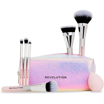 Подарочный набор кистей Glam Up Brush из 7 предметов: кисти для макияжа глаз, лица, щек Revolution Beauty
Подарочный набор кистей Glam Up Brush из 7 предметов: кисти для макияжа глаз, лица, щек Revolution Beauty