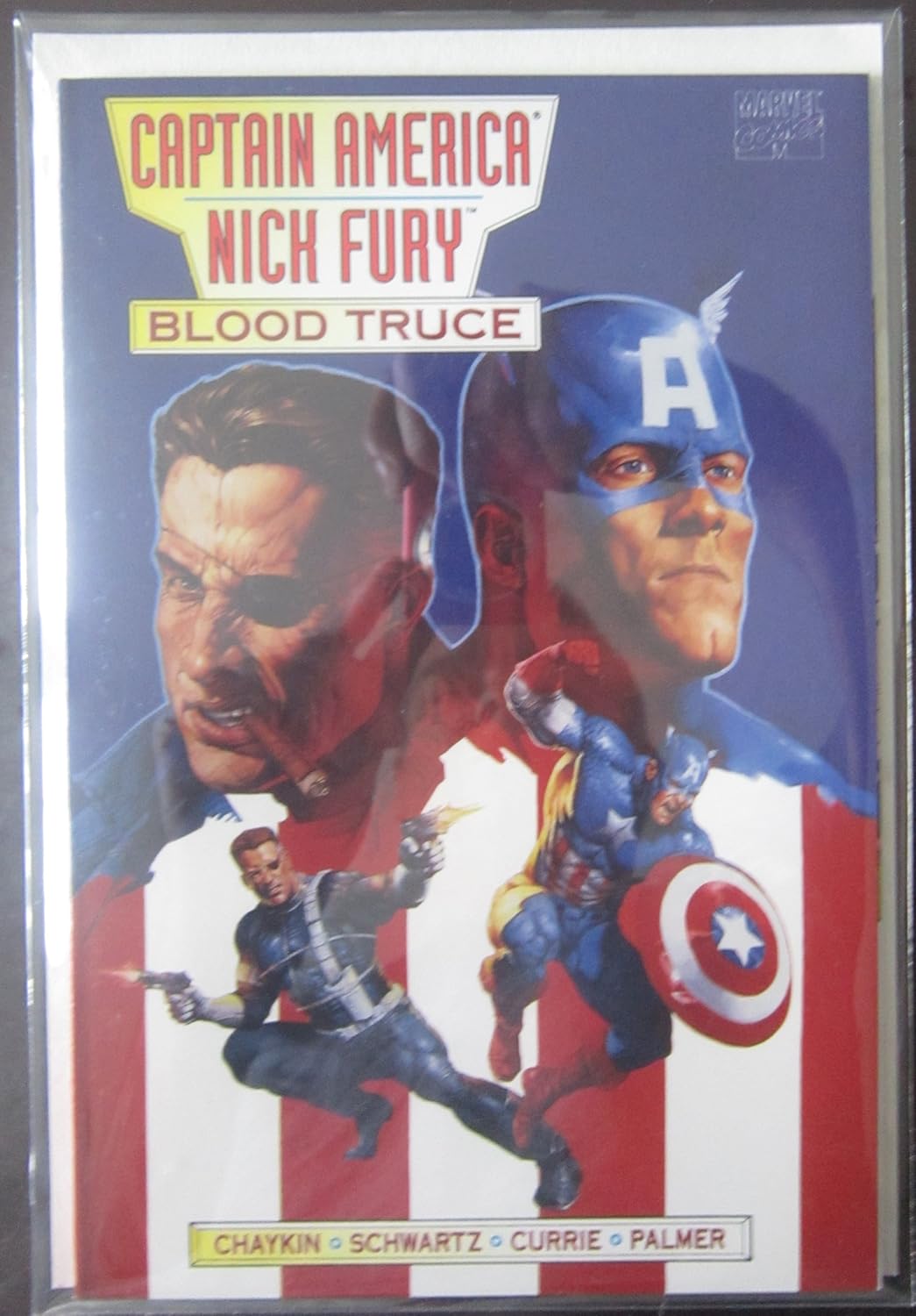 Captain America, Nick Fury: Blood truce (marvel Comics)
Captain America, Nick Fury: Blood truce (marvel Comics)